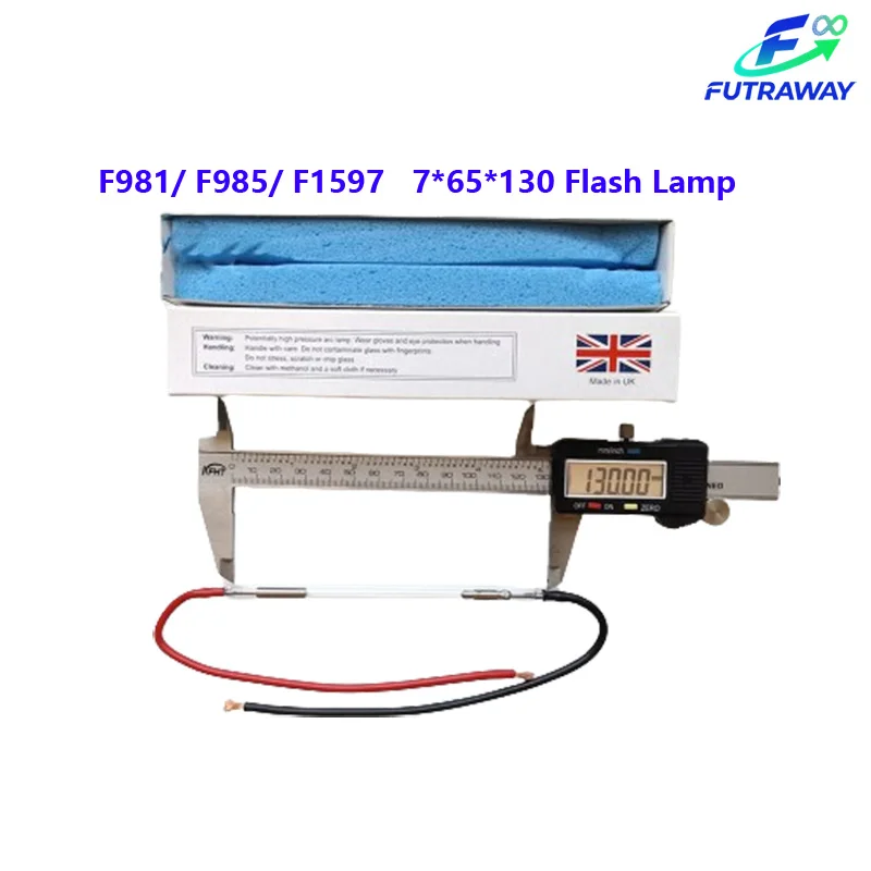 UK Firstlight F981 F985 F1597  Size 7*65*130 IPL Xenon Flash Light Lamp Guarantee 1 Million Times for IPL DPL OPT Elight Machine