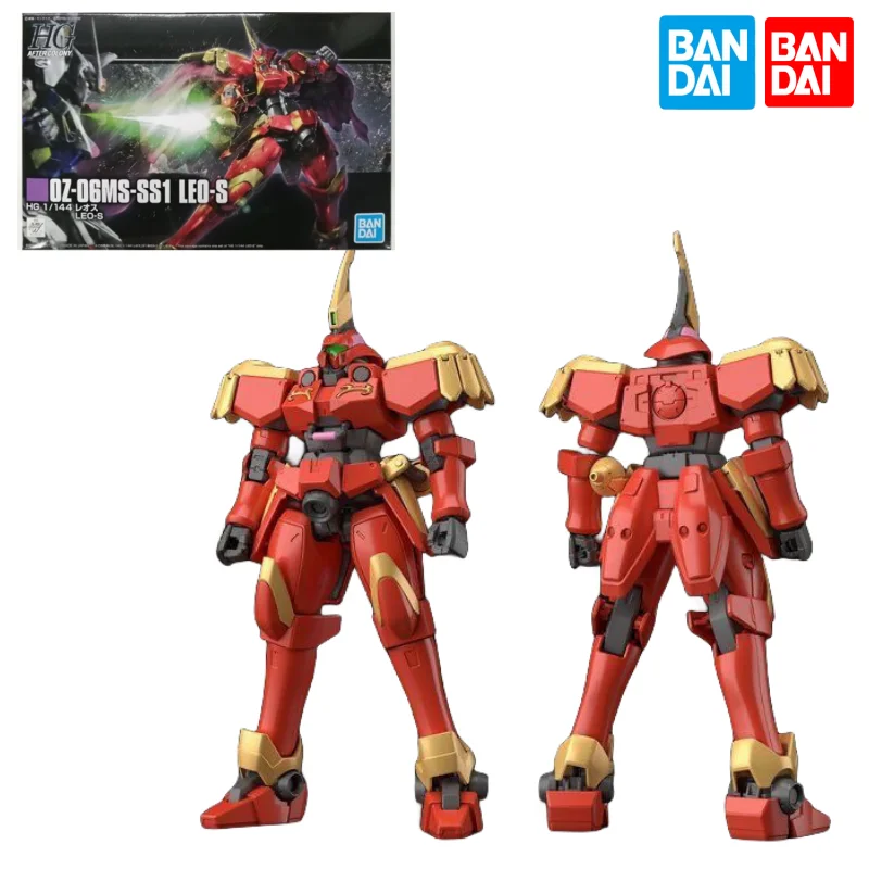 

Bandai Genuine Gundam Model Kit Anime Figure PB Limited HG 1/144 OZ-06MS-SS1 LEO-S Gunpla Anime Action Figure Toys For Children