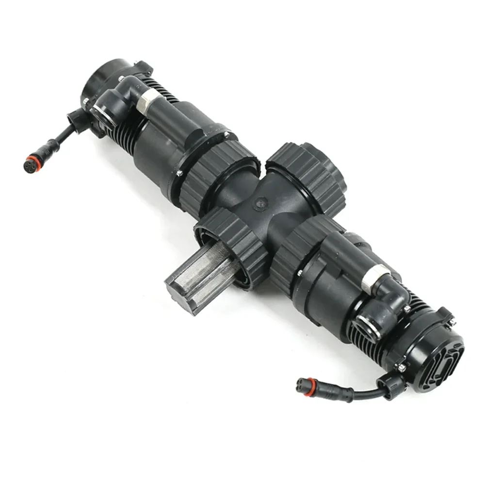 Dual water pump combination pump 12-18S agricultural spray centrifugal nozzle 15L X2 PWM 20-80W X2