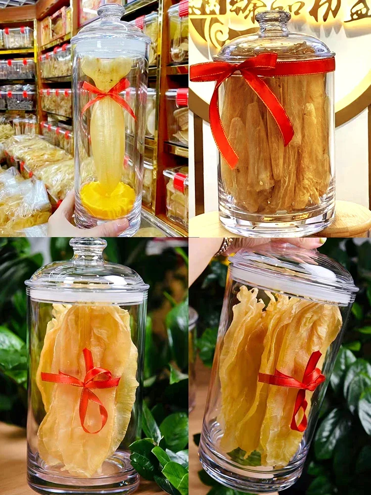 Fish Maw Sealed Tank American Ginseng Cordyceps Sinensis Tangerine Peel Storage Tank