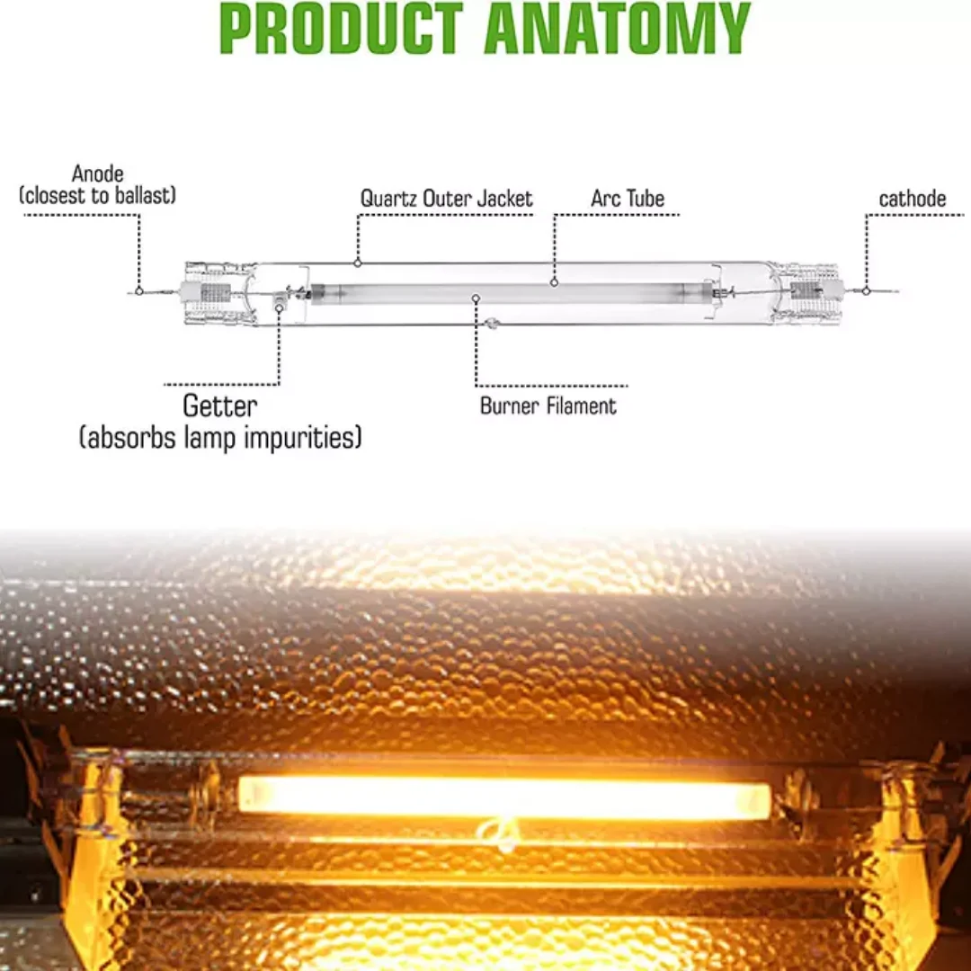 HearGrow HPS Grow Lights 1000W Greenhouse Tent Phytolamp For Plants Seeds For Flowers Hydroponics Growbox