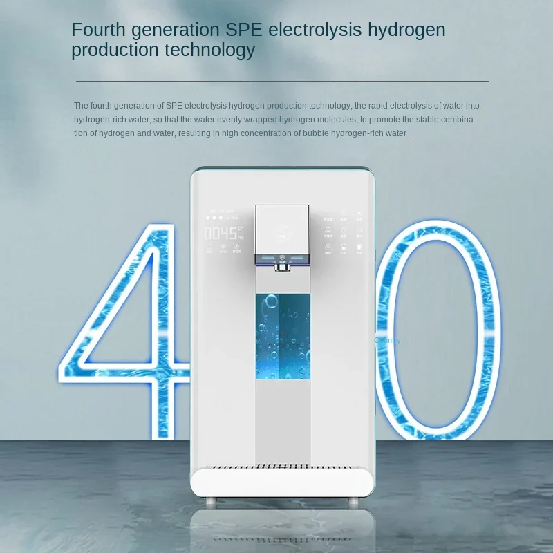 Household Hydrogen-Rich Water Dispenser Direct Water Installation RO Reverse Osmosis Filter Desktop Water Purifier All-in-One