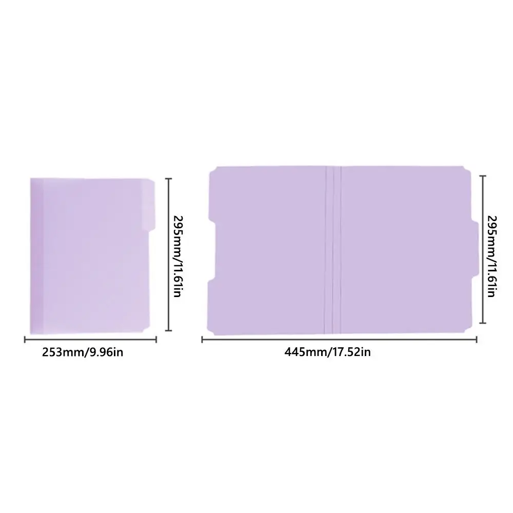 6 Teile/satz Farbige A4 Datei Ordner Farbige Multifunktionale Manila Ordner mit Kategorie Index Aufkleber Archiv Datei Organizer Student
