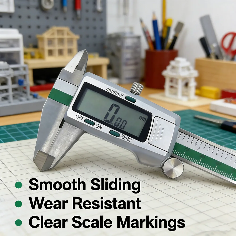 6 Inch 150mm Digital Vernier Caliper Stainless Steel Micrometer Measuring Tool Depth Ruler Messschieber Paquimetro