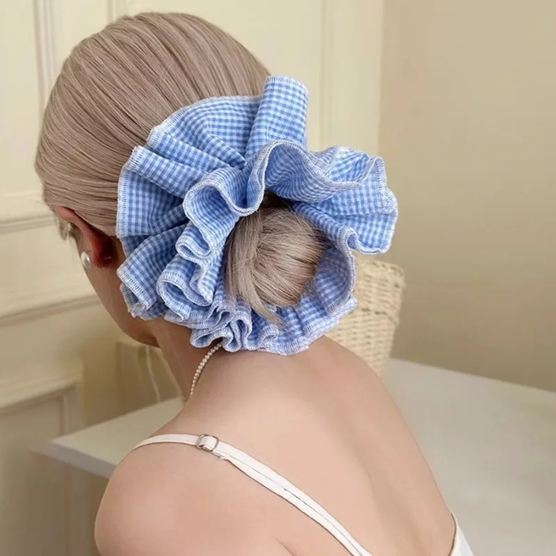 diadema-coreana-azul-a-cuadros-linda-y-femenina-con-lazo-para-el-pelo-banda-elastica-sencilla-accesorios-para-el-cabello