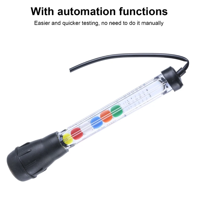 Automobile Coolant Tester, AntiFreeze Tester High Accuracy for 6V and 12V Batteries Cooling System Tester