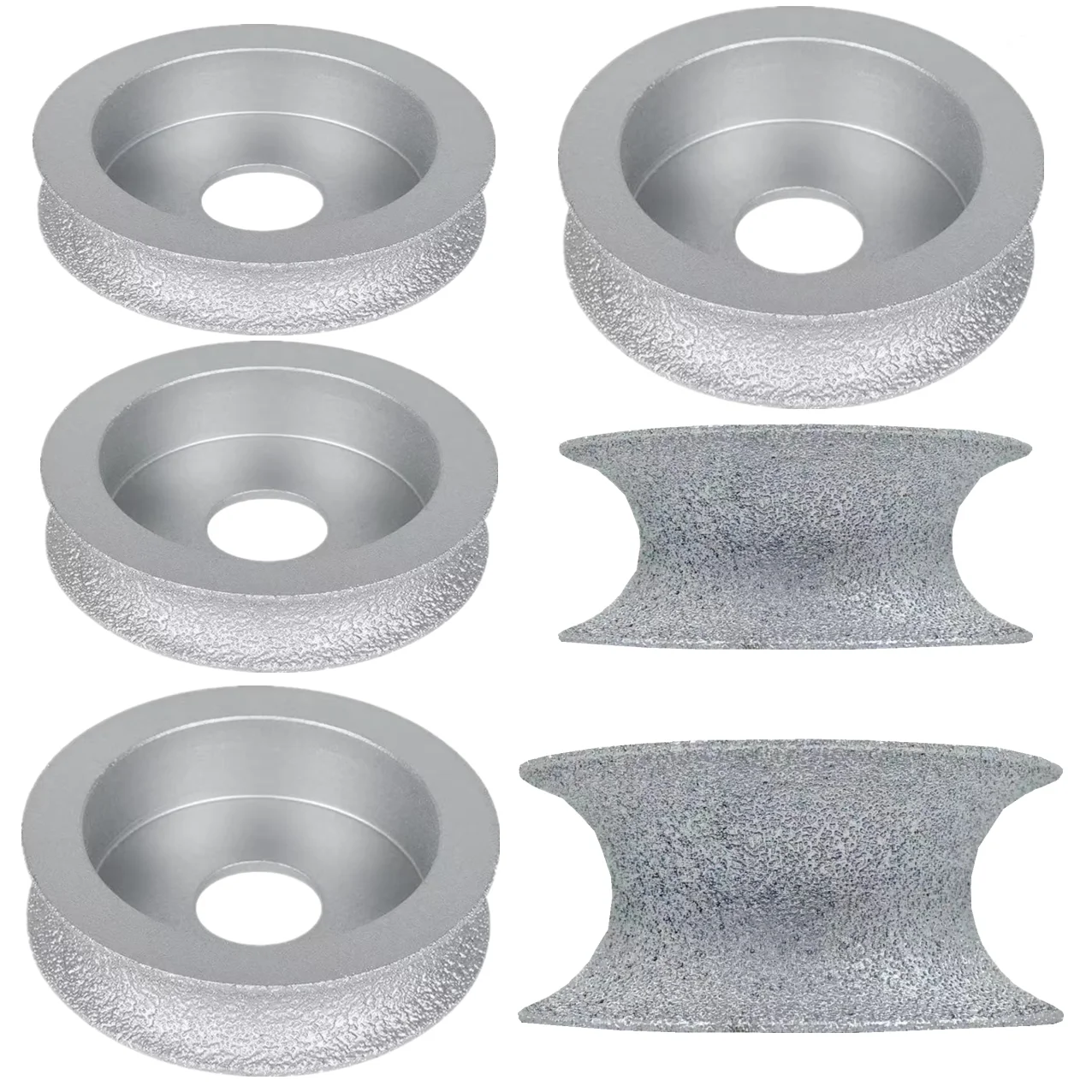 

20 мм шлифовальный диск для кромки, полукруглый шлифовальный круг для кромки, алмазный шлифовальный круг, аксессуары для угловой шлифовальной машины для гранита, камня, мрамора