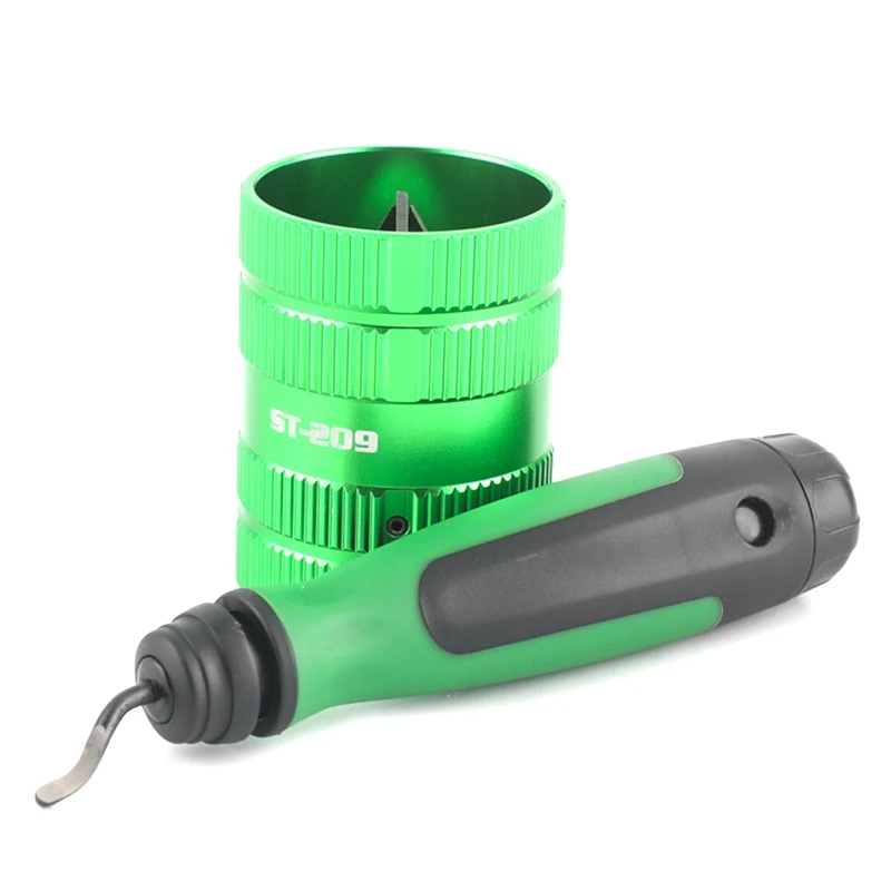 

ABSE-ST-209 ST-207 Инструмент для развертки труб Инструмент для снятия заусенцев внутри и снаружи для медных алюминиевых ПВХ PPR труб Развертка для труб и труб