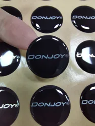 Custom Dome Epoxy Resin Sticker 3D Gel Logo Crystal Label Transparent Brand Clear Personalized Vinyl Self-adhesive Waterproof