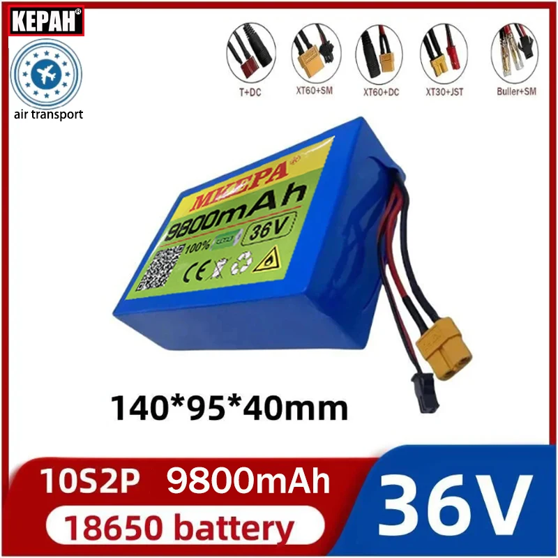 air transport，NEW 36V Electric scooter battery 10S2P 18650 Lithium Battery Pack 42V City Coco Cooter Vehicle Battery with BMS