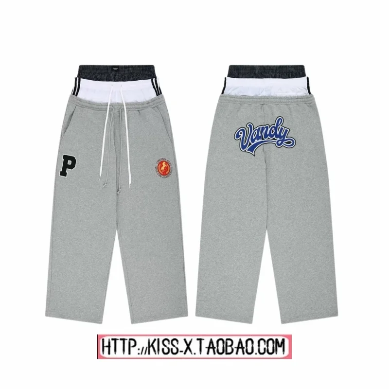 

Повседневные спортивные хлопковые брюки с тройным поясом и принтом Vandythepink Racing в стиле Protocol Index Collaboration