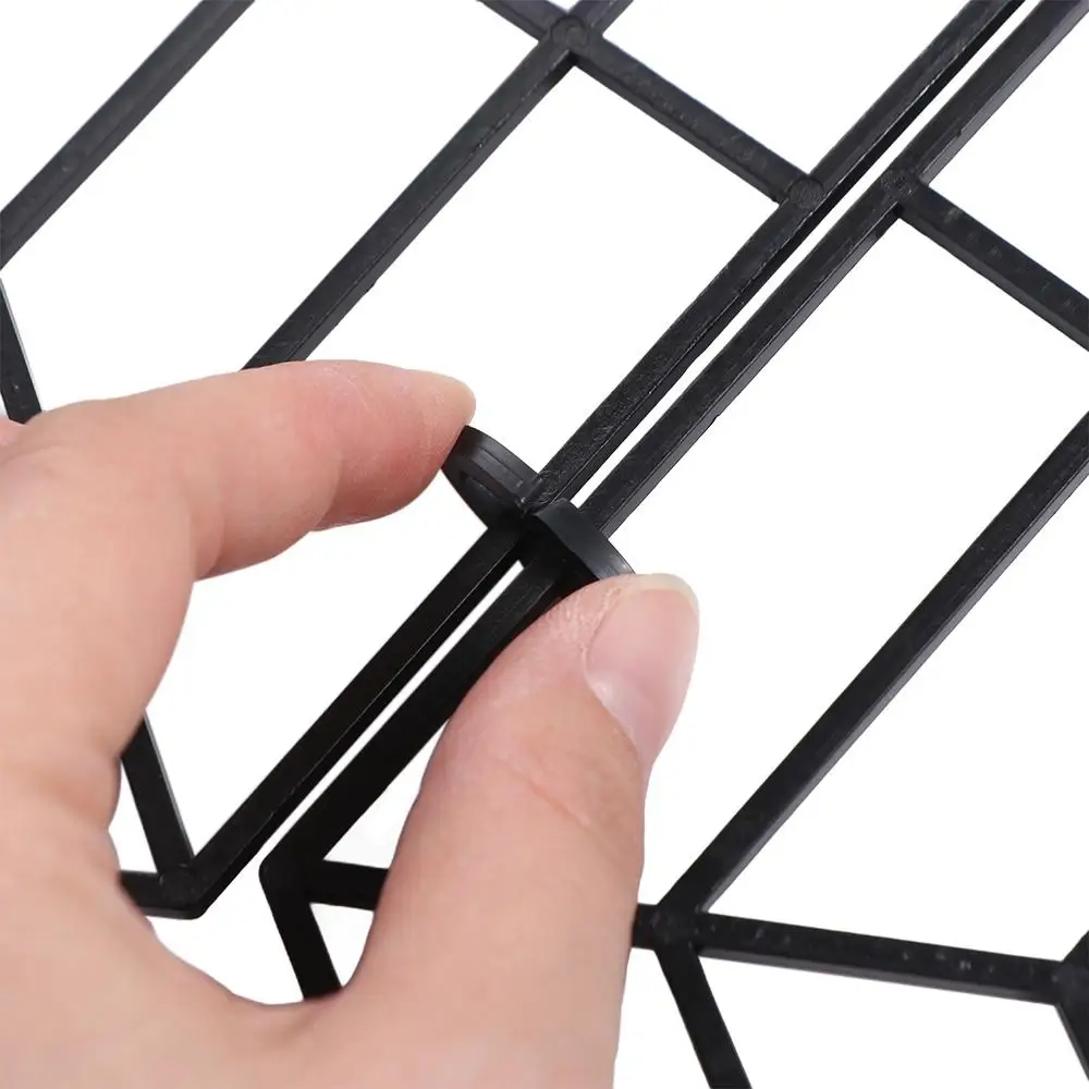 10 pezzi di protezione per pesci per stagno esagonale, rete galleggiante, protezioni per stagno in plastica resistente ai raggi UV, flessibilità della rete, copertura protettiva da giardino