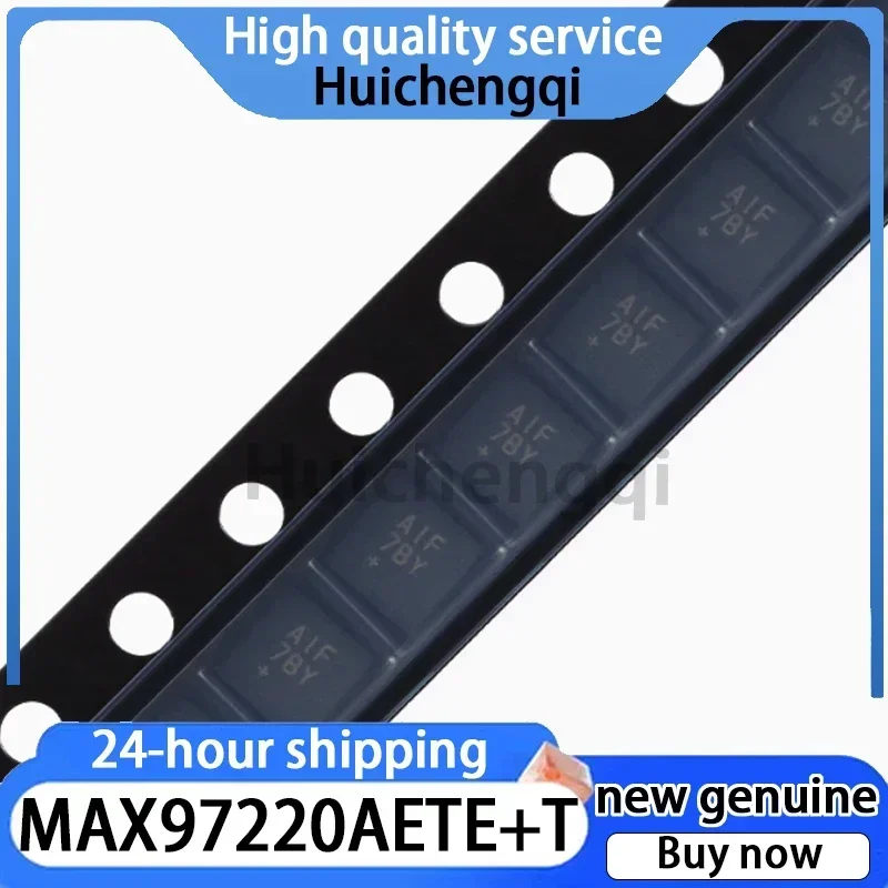 10PCS MAX97220AETE+T Packaged QFN-16 Audio Power Amplifier