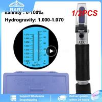 1/2PCS in 1 Car Automotive Refractometro Antifreeze Battery Fluid Refractometer Urea Adblue Glass Freezing Point Water Coolant