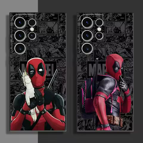 Marvel Deadpool Cool Phone Case for Samsung S21 S23 S22 S24 S25 Plus S21 S22 S23 S24 S25 Ultra S21 S23 S20 FE Matte