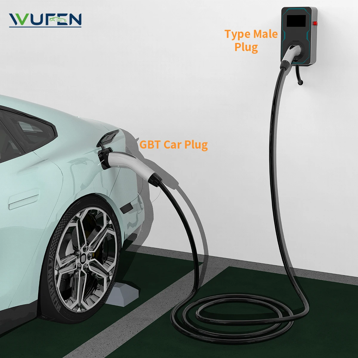 WUFEN Type2 to Type2 EV Chargr - Ev Charging Cable Type 2 32A recension och pris