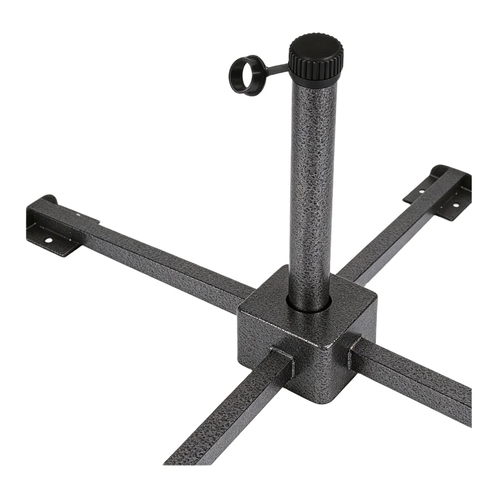 Sturdy Collapsible Umbrella Holder Designed for Outdoor Use with Adjustable Compatibility for Various Umbrella Poles