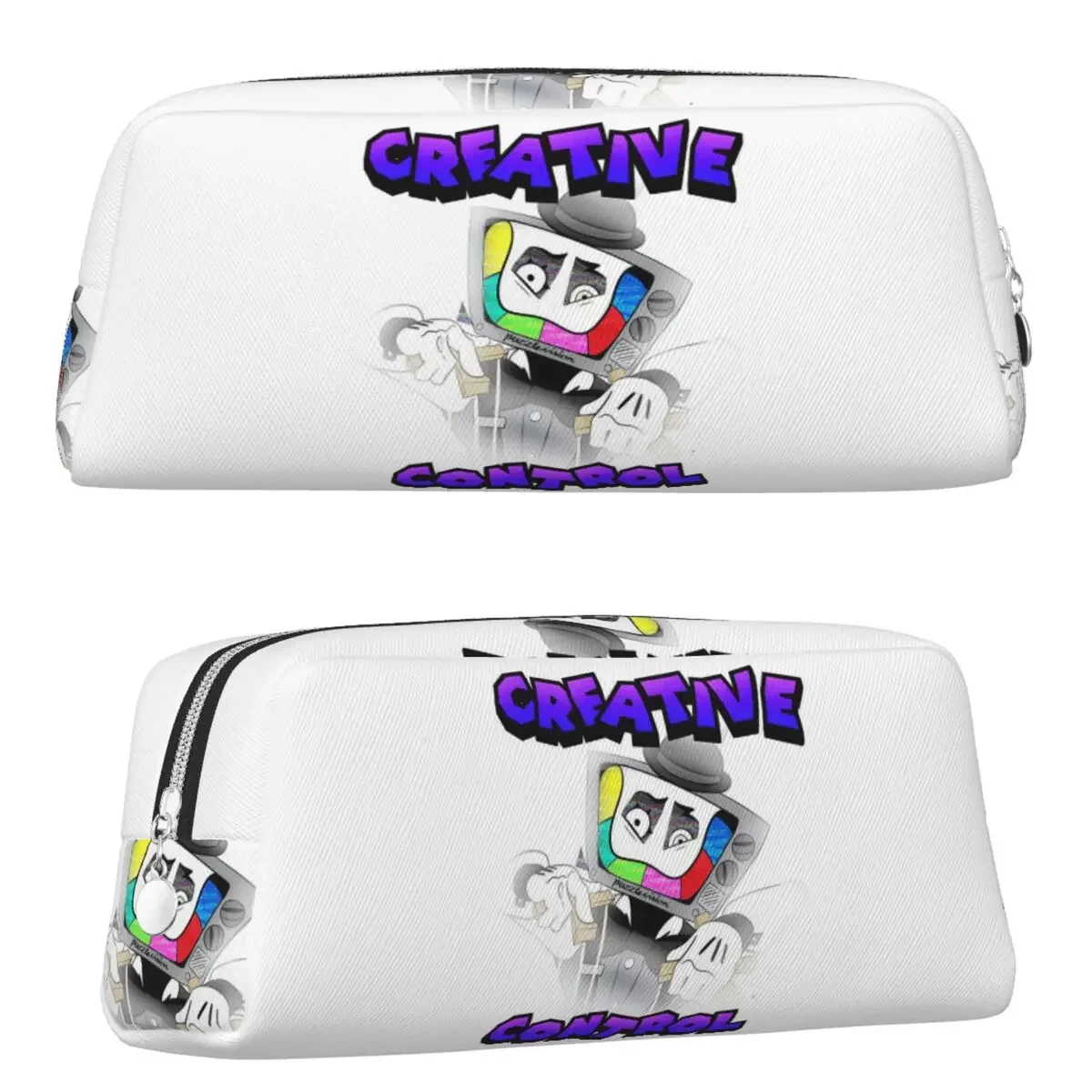 Creative Control (Mr. Puzzles) (Transparent Version) Pencil Case for Kids School Big Capacity Pen Box Pencil Bag Pen Holder