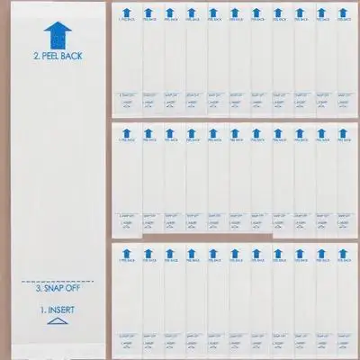 

100Pcs Pe Disposable Thermometer for Digital Thermometers Easy Peel Off Sterile Hygienic Safety Covers for Kids