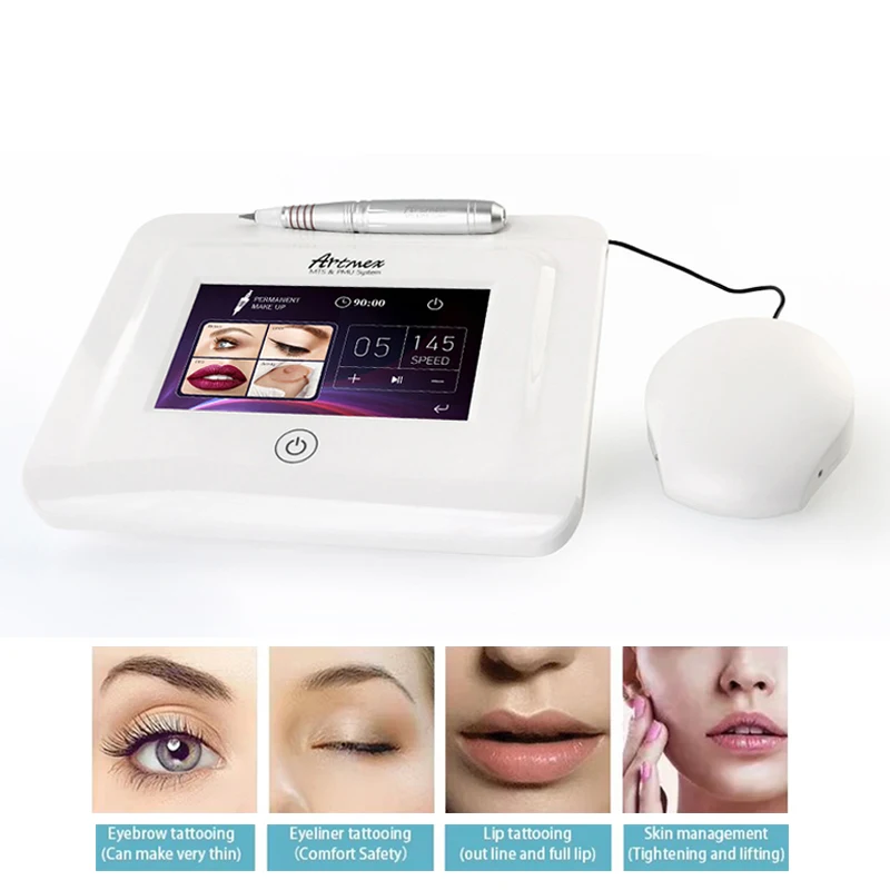 2024 Artmex V11 Permanent Makeup Machines Digital Eyeline Eyebrow Lip Rotary Tattoo Pen Machine MTS+PMU System Beauty Devices