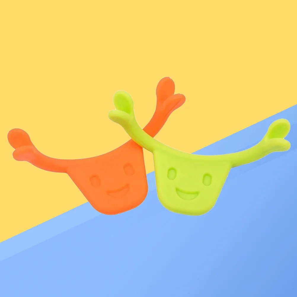 

2Pcs Smile Trainer Lip Exerciser Muscle Training Orthotics Edible Silicone Natural Look Face Changing Daily Use