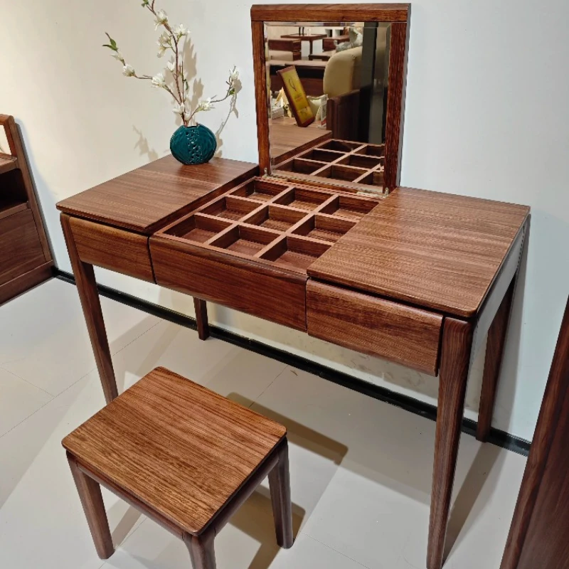 

Modern China Style Dressing Table Rustic Shelf Simple Storage Dressing Table Organizer Woman Penteadeiras Home Accessories