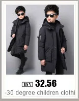 2026 Fashion Winter Duck Down Jacket for Big Boy Children Wear Parka Garments Clothes Thickened Hooded Feather Coat Clothing 6-1