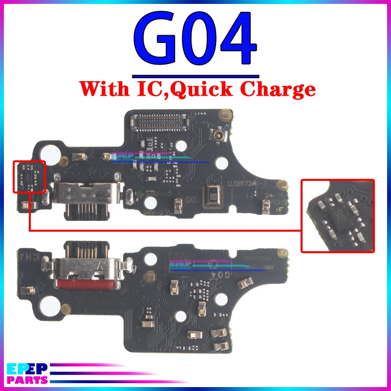 Usb Dock Charger Connector Ports for Motorola Moto G24 Power G34 G54 G64 G84 G13 G23 G53 G73 G04 G14 Charging Board Module Flex