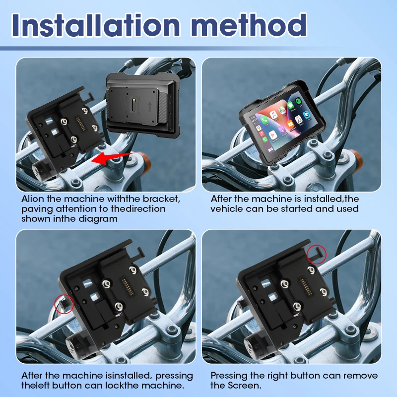 5 بوصة لسيارات BMW R1200GS R1250GS اللاسلكية CarPlay Moto أندرويد السيارات المحمولة الرقمية دراجة نارية لوحة القيادة لتحديد المواقع والملاحة الشاشة