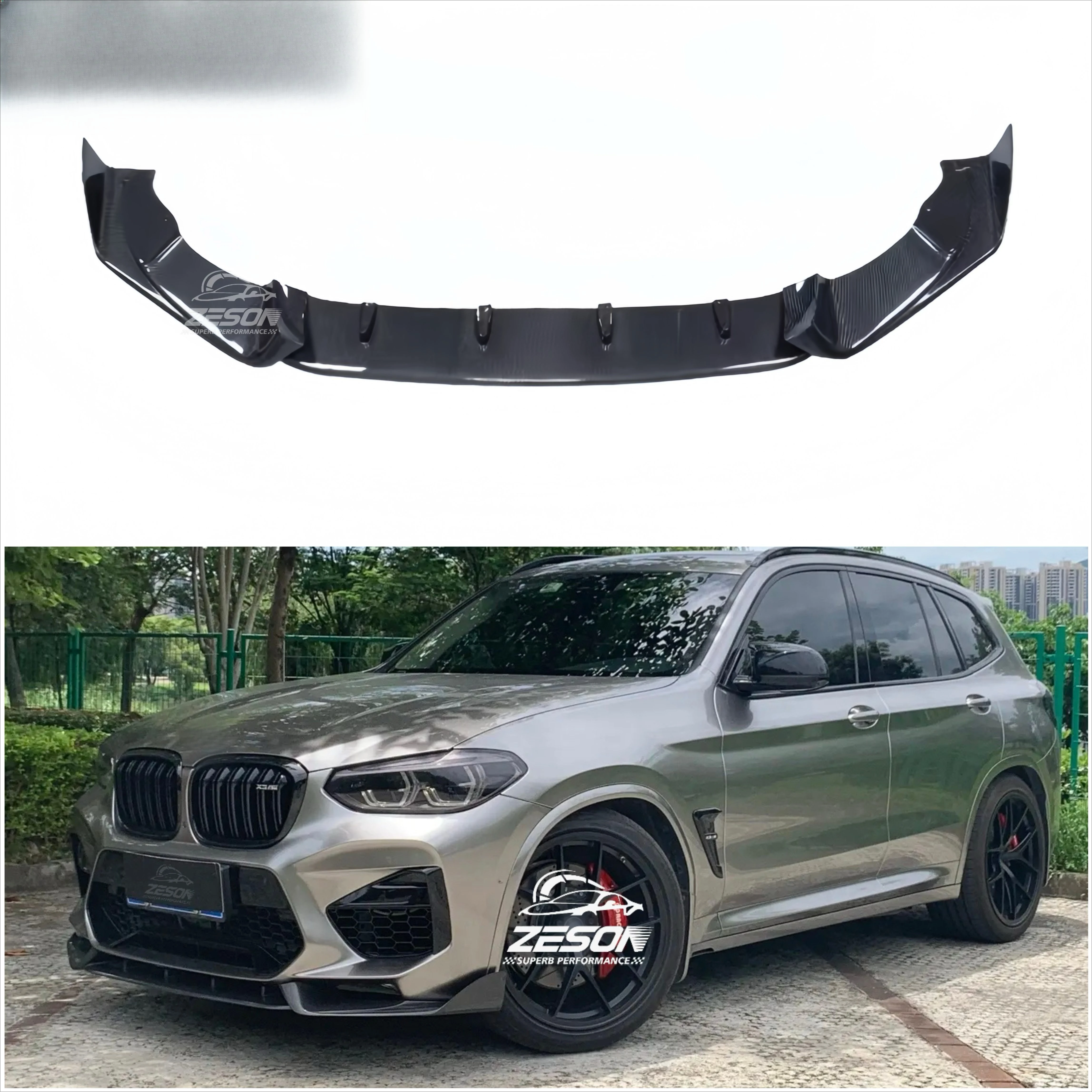 

X3m AE Style Carbon Fiber Front Lip for F97 X3m Pre Lci Front Lip Body Kit Front Spoiler
