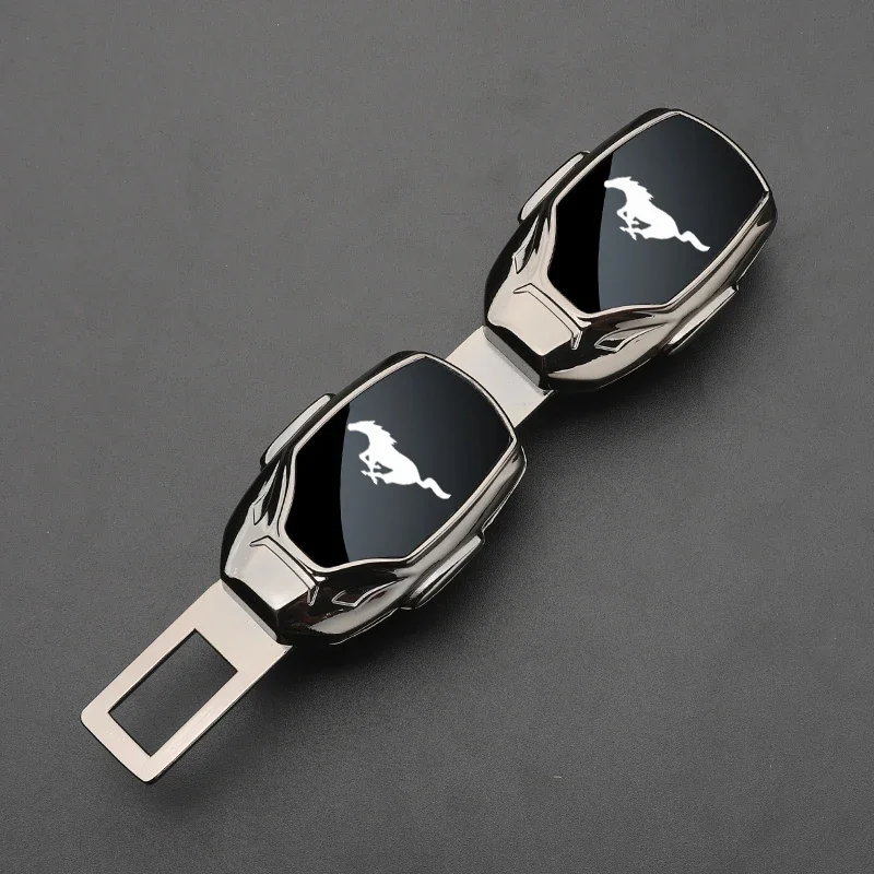 Car Safety Belt Extension Device Extension Fixed Buckle Shockproof Plug Lock Buckle For Ford Mustang GT SHELBY Auto Accessories view 3