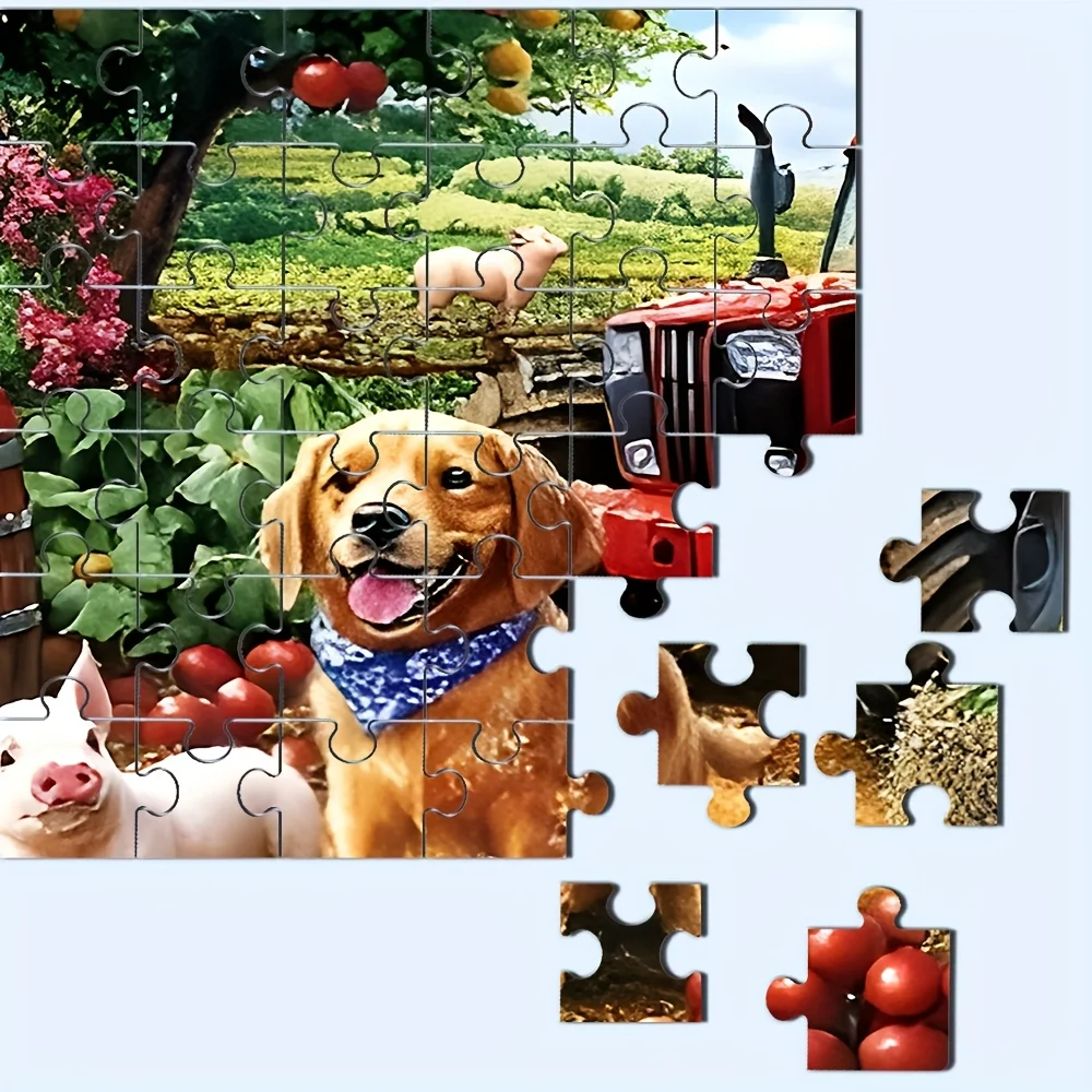 Puzzle pour adultes, 500/1000 pièces, casse-tête évalent à grande échelle avec motifs complexes, boîte Portable pour famille Gam