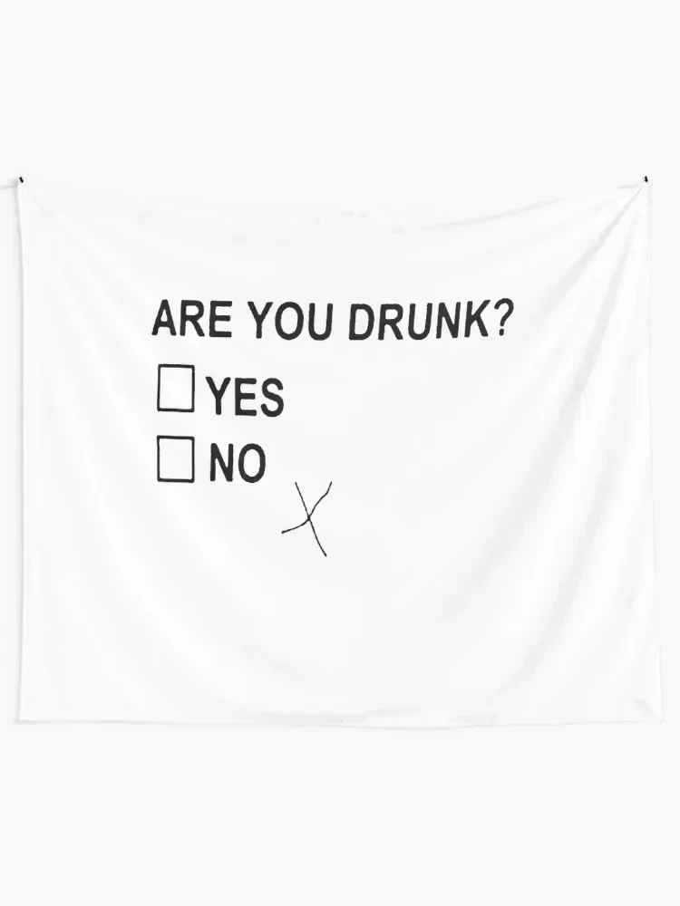 Are You Drunk Yes No Checkbox Party Fun Tapestry Wall Hanging Wall Decorative Wall Bedrooms Decor Decorations For Room Tapestry