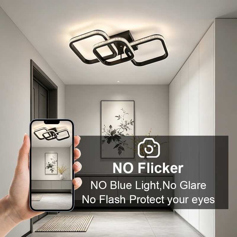 LED Ceiling Light for Indoor Lighting - Bedroom Living Room Corridor Balcony Kitchen Office Dining Aisle Decorative Illumination