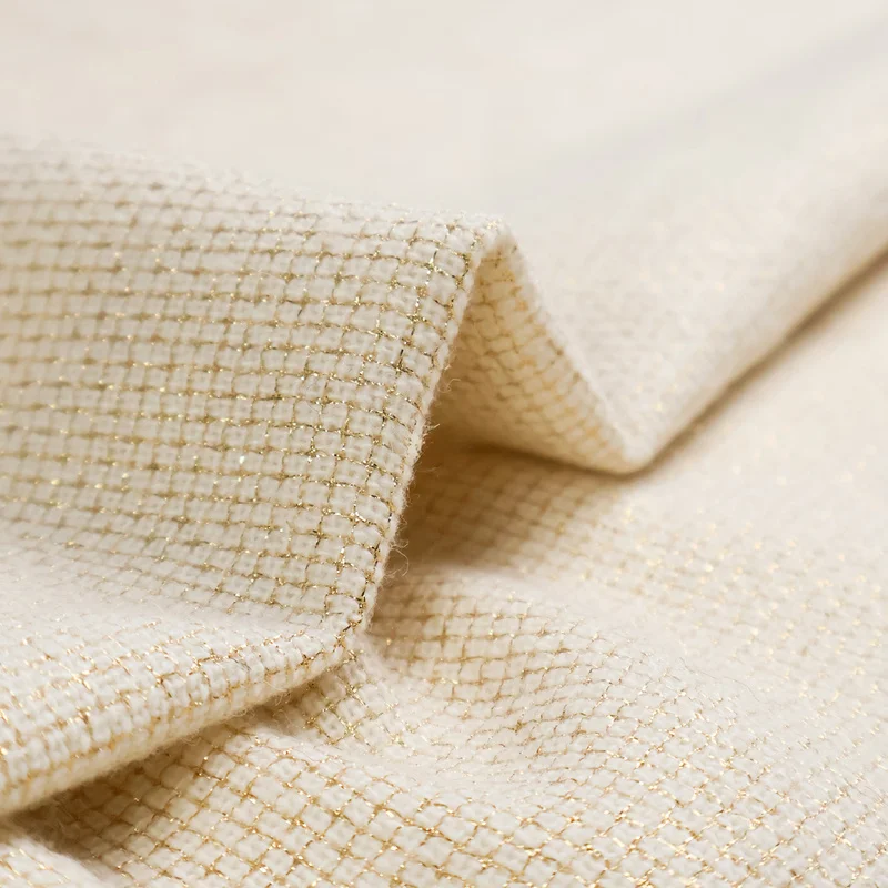 2-yards-weaving-milky-white-woven-gold-plaid-tweed-in-chanel-style-fabric-for-making-dresses-and-clothes-in-autumn-and-winter