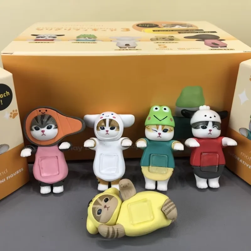 

Mofusand Fruit Nyan Gachapon Pineapple Cat слепая коробка Kawaii украшение для рабочего стола украшение автомобиля Коллекционная игрушка подарок на фестиваль