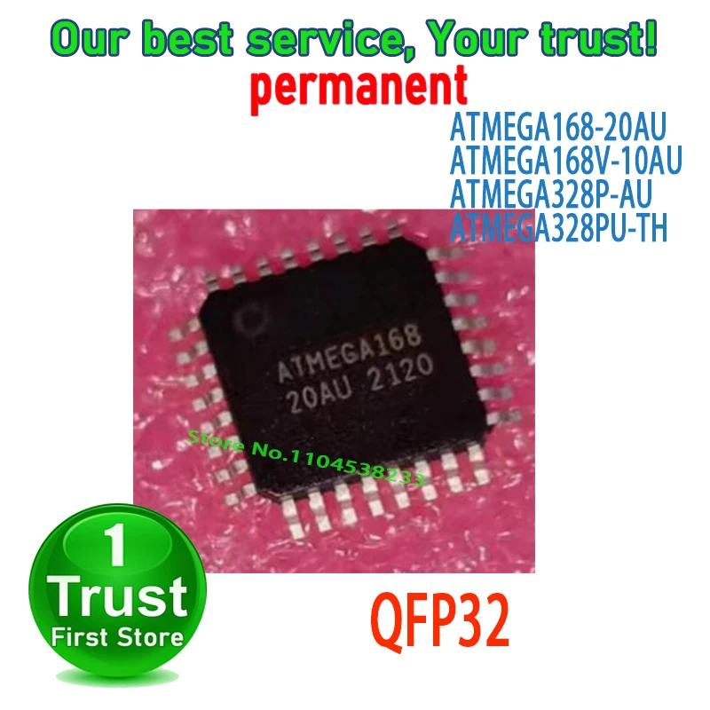 ATMEGA168-20AU MEGA168 ATMEGA168V-10AU ATMEGA328PU-TH MEGA328PU ATMEGA88V-10AU MEGA88V ATMEGA8A-16AU MEGA8A ATMEGA8L-8AU