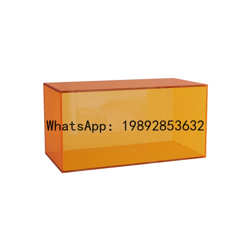 

P4-1 light small bookshelf multi-layer household combination acrylic transparent bookcase simple floor figure storage shelf