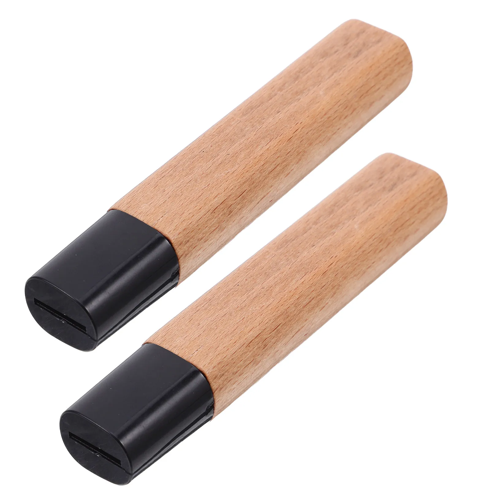 2Pcs Ergonomic Wood Knife Handle Replacement for Kitchen Cutter Non-Slip Wooden Grip Repair Tools for Knife Handle view 5