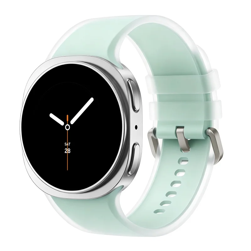 Official Jelly Transparent Silicone Strap for Samsung Galaxy Watch 9 8 40mm 44mm Sport Band Galaxy Watch 8 Classic 46mm Bracelet