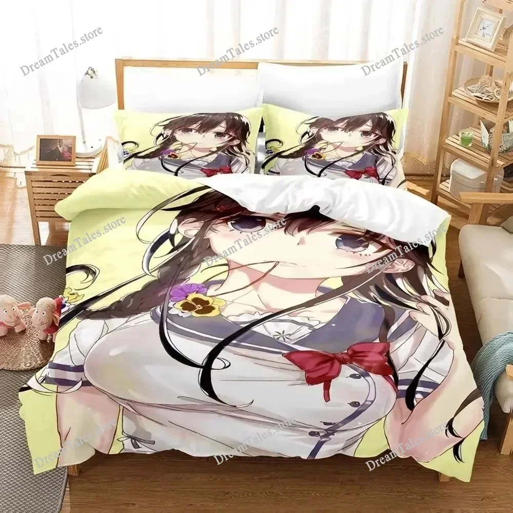 Are You Really The Only One Who Likes Me Bedding Set Cartoon Anime Set Adult Kid Bedroom Duvet Cover Sets 3D Print Kawaii Anime