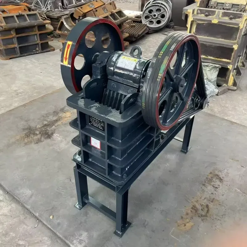 High Capacity Limestone Jaw Crusher AC Motor PLC Control Up to 100 t/h Stone Crushing Machine