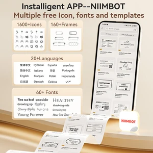 Printer Label Niimbot B21 Pro Printer Nirkabel 300 Dpi Lebar Cetak 20-50mm untuk Foto Tanda Terima Catatan Kantor Rumah Bisnis 10 printer wifi penjualan terbaik - №