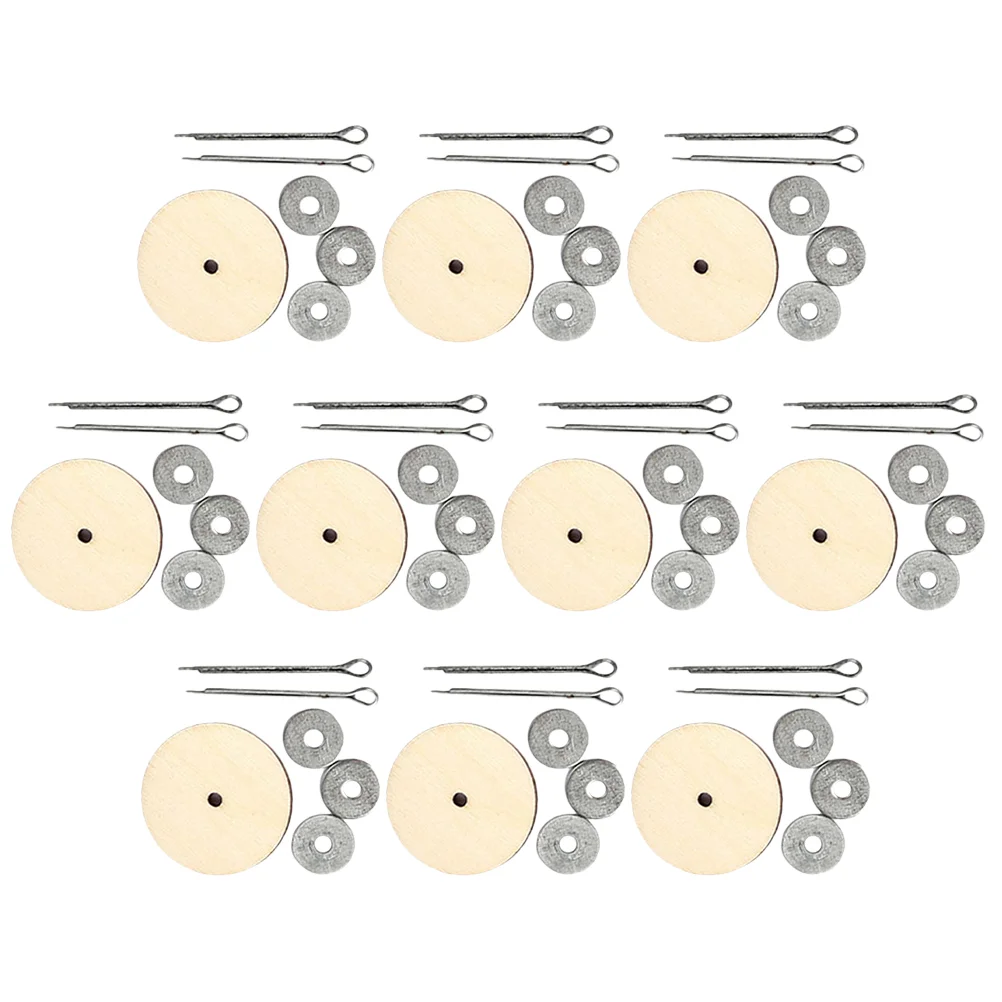 10 Sets Bear Joint Accessories Joints Gaskets For DIY Puppet Connector Wooden