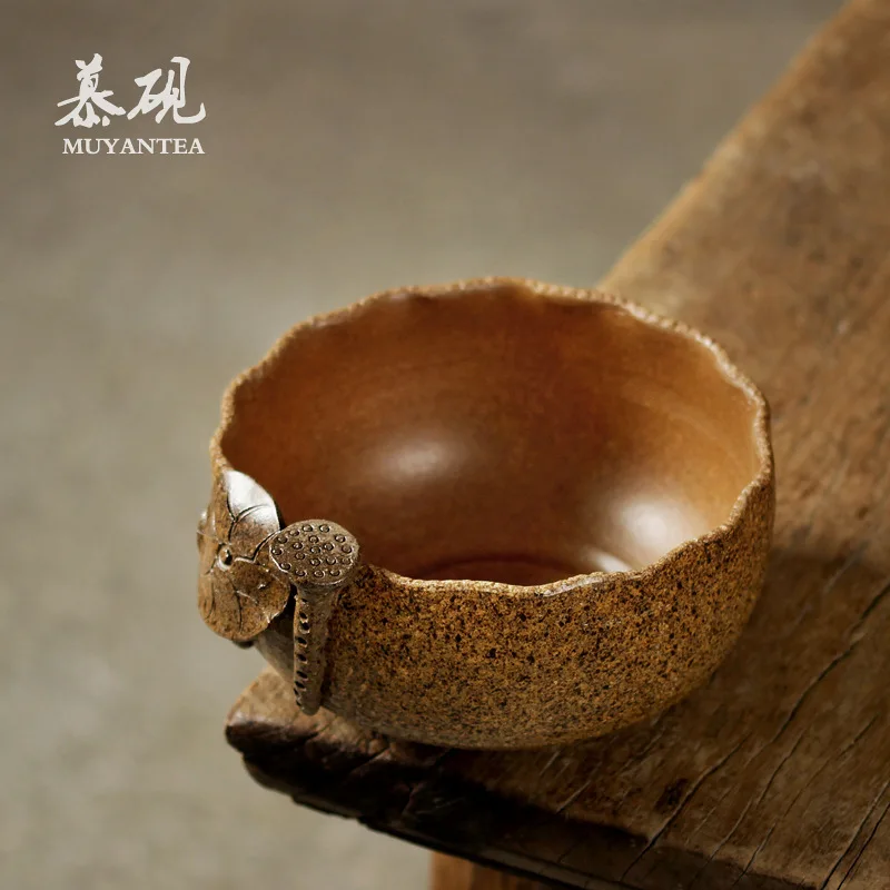 Muta Ceramic Kung Fu Tea Set Accessories Water Bowl Large Hydroponic Flower Pot Creative Cup Washer