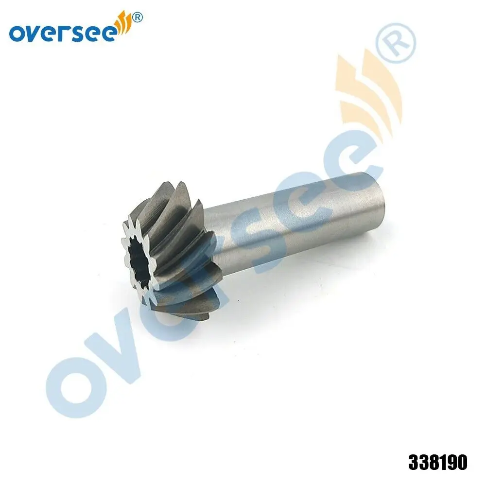 Evinrude Johnson 선외기용 구동축 피니언 기어, 338190 -12T, 8-9.9-10-115 HP