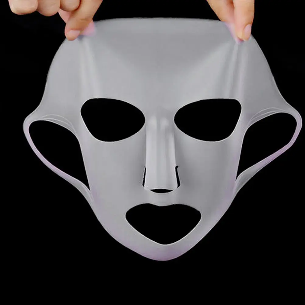 

Silicone Mask Cover for Sheet Masks Reusable Waterproof Soft Ear Design Anti-Slip Face Steaming Moisturizing Beauty DIY Tool