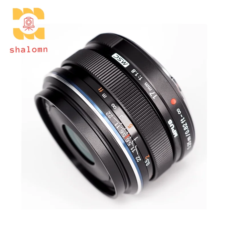 98% nowy oryginalny obiektyw PEN-F 17mm F1.8 do Olympus 17 F1.8 17 1.8 szerokokątny obiektyw o stałej ogniskowej M43 z mocowaniem E