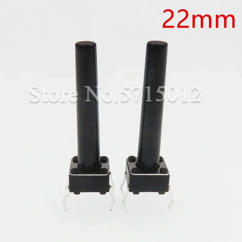 200pcs/lot 6*6*22mm touch Switch Push Button Tactile Tact Switches 4pin reset for LCD Screen Monitor