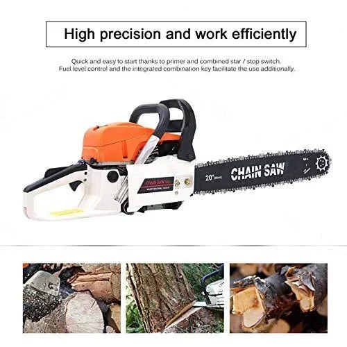 Petrol gasoline chain saw  5200 wood cutting machine chainsaw sharpener